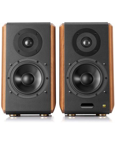 დინამიკი - Edifier S1000 MKII / 2.0 / 120W RMS / Bluetooth 5.0 aptX HD / Optical / Coaxial / ყავისფერი