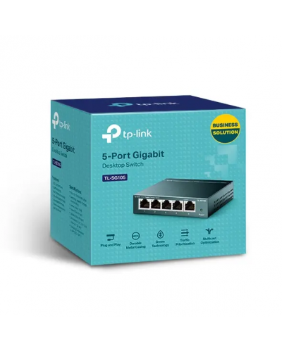 ქსელის გამანაწილებელი - TP-Link TL-SG105 / 5 პორტი