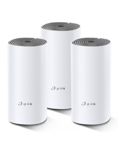 Wi-Fi Mesh სისტემა - TP-Link Deco E4 (3-Pack) / AC1200 / Whole Home Mesh Wi-Fi System