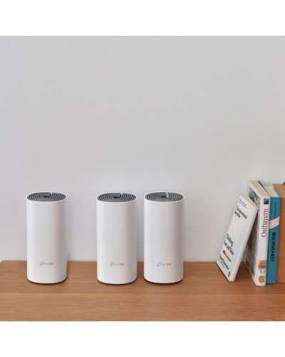 Wi-Fi Mesh სისტემა - TP-Link Deco E4 (3-Pack) / AC1200 / Whole Home Mesh Wi-Fi System