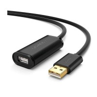 USB დამაგრძელებელი UGREEN US121 (10323) – USB 2.0 Active / 15მ / შავი