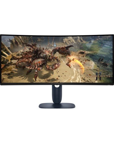 მონიტორი - Dell Alienware AW3425DWM / 34" / VA / 1ms / 180Hz / WQHD 4K / რკალური