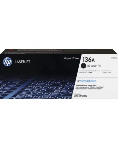პრინტერის ტონერ-კარტრიჯი - HP 136A (W1360A) Original Black | HP LaserJet M211 / HP LaserJet MFP M236