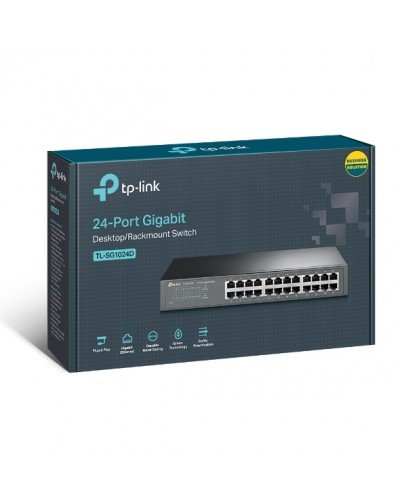 ქსელის გამანაწილებელი - TP-Link TL-SG1024D / 24 პორტი