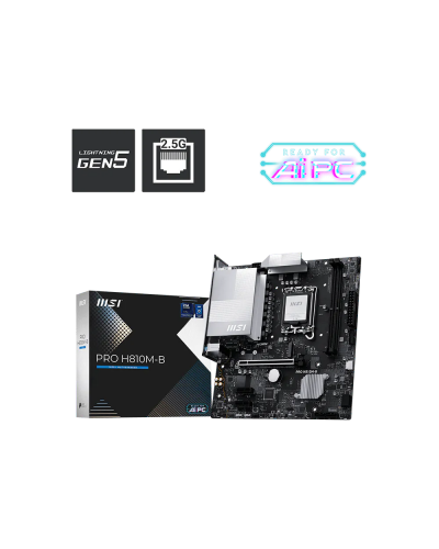 დედადაფა - MSI PRO H810M-B / DDR5 / LGA1851 / mATX