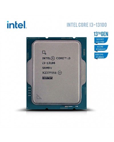 პროცესორი - Intel Core i3-13100 / LGA1700 / Tray