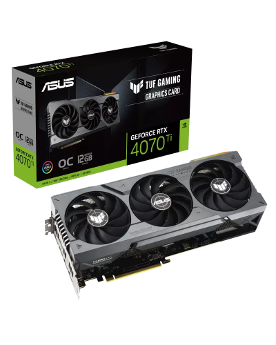 ვიდეობარათი - ASUS TUF Gaming GeForce RTX 4070 Ti OC Edition 12GB GDDR6X (Open Box)