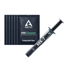 თერმო პასტა - ARCTIC MX-7 / 4 გრ + 6 ცალი MX Cleaner