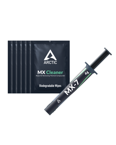 თერმო პასტა - ARCTIC MX-7 / 4 გრ + 6 ცალი MX Cleaner