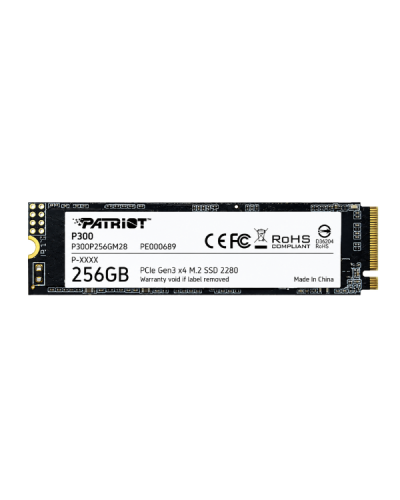 SSD - Patriot P300 / 256GB / NVMe PCIe Gen3 x4 M.2 2280