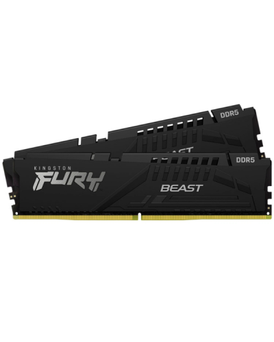 ოპერატიული მეხსიერება – Kingston FURY Beast 32GB (2x16GB) / DDR5 / 5600MHz / CL36 / შავი