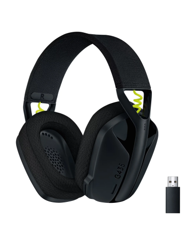 ყურსასმენი - Logitech G435 LIGHTSPEED / უკაბელო / გეიმინგ ყურსასმენი / შავი