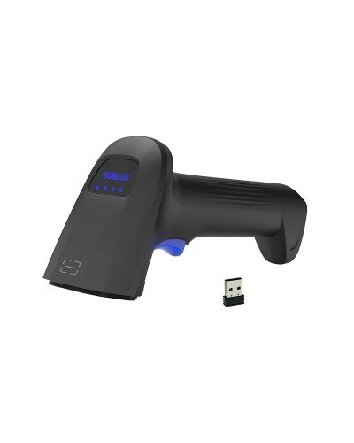ბარკოდის სკანერი Sunlux RW10 – 1D / 2D | Bluetooth | USB-HID | USB-VCP | უსადენო | შავი