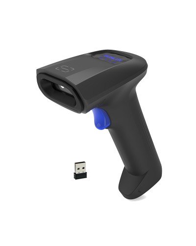 ბარკოდის სკანერი Sunlux RW10 – 1D / 2D | Bluetooth | USB-HID | USB-VCP | უსადენო | შავი