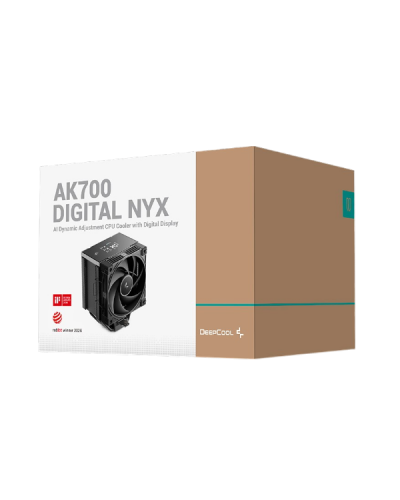 პროცესორის ქულერი - DEEPCOOL AK700 DIGITAL NYX / შავი