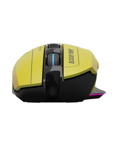 მაუსი - A4Tech Bloody W70 Max RGB / სადენით / 12,000 DPI / 145 გრამი / Punk Yellow