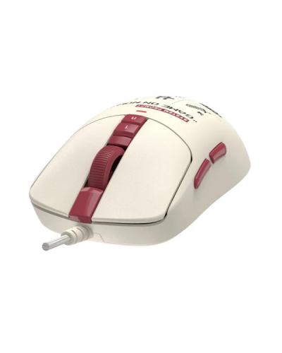 მაუსი - A4Tech Bloody W72 Ultra Lightweight / სადენით / Alpha 20K Gaming Engine / 20,000 DPI / 62 გრამი / Pixels Red