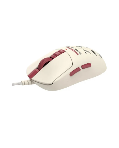 მაუსი - A4Tech Bloody W72 Ultra Lightweight / სადენით / Alpha 20K Gaming Engine / 20,000 DPI / 62 გრამი / Pixels Red