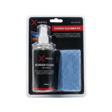 ეკრანის საწმენდი Vertex VX-SCK-01 2-in-1 - LCD/LED ეკრანისთვის | 150 მლ