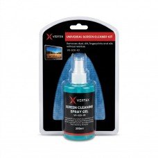 ეკრანის საწმენდი Vertex VX-SCK-02 2-in-1 - LCD/LED ეკრანისთვის | 200 მლ