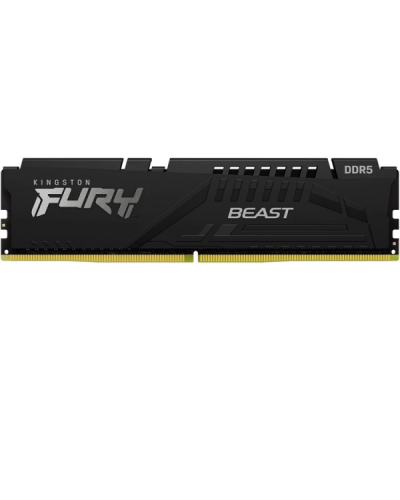 ოპერატიული მეხსიერება – Kingston FURY Beast 16GB / DDR5 / 5600MHz / CL36 / შავი