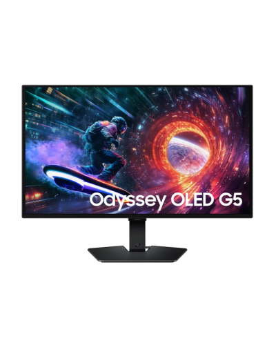 მონიტორი - Samsung Odyssey G5 LS27FG502SIXCI / 27" / OLED / 0.03ms / 180Hz / 2K QHD