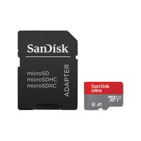 microSD ბარათი - SanDisk Ultra / 256GB / SD ადაპტერით