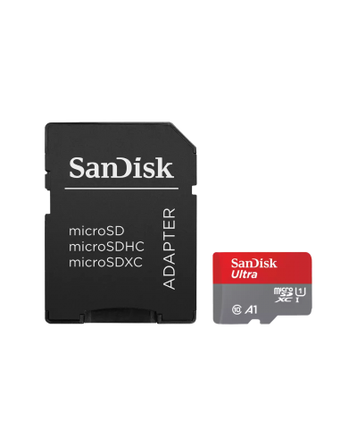 microSD ბარათი - SanDisk Ultra / 256GB / SD ადაპტერით