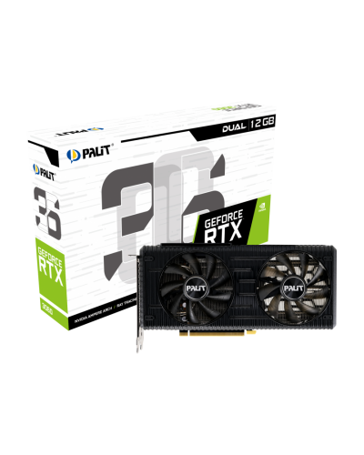 ვიდეობარათი - Palit GeForce RTX 3060 Dual 12GB GDDR6 (მეორადი)