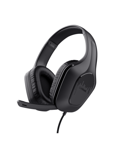 გეიმინგ ნაკრები - Trust GXT792 QUADROX 4-in-1 Bundle US / კლავიატურა + მაუსი + ყურსასმენი + მაუსპადი / USB / 100% / შავი