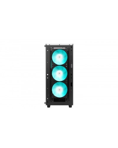ქეისი - DeepCool CC560 WH V2 / 4x 120 მმ LED ფანი / Mini-ITX - Micro-ATX - ATX / ნაწრთობი მინა / თეთრი