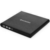 გარე დისკის წამკითხველი - Verbatim 53504 / DVD±RW / USB 2.0 / შავი