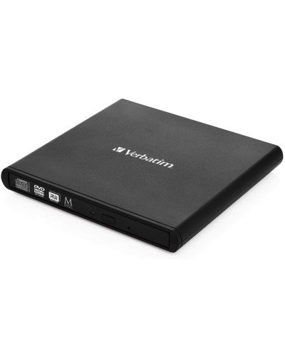 გარე დისკის წამკითხველი - Verbatim 53504 / DVD±RW / USB 2.0 / შავი