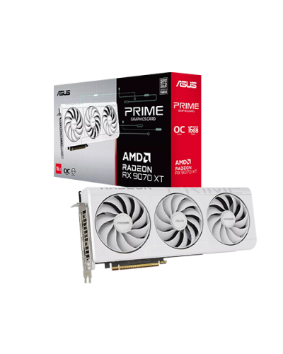 ვიდეობარათი - ASUS Prime Radeon RX 9070 XT OC Edition White 16GB GDDR6