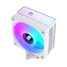 პროცესორის ქულერი - LOVINGCOOL AP400W / თეთრი / ARGB / Digital Display