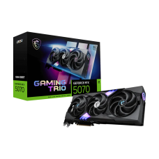 ვიდეობარათი - MSI GeForce RTX 5070 12G GAMING TRIO OC 12GB GDDR7 / შავი