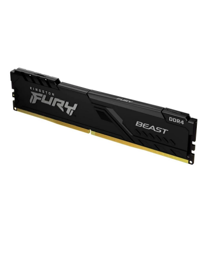 ოპერატიული მეხსიერება – Kingston FURY Beast 16GB / DDR4 / 3200MHz / CL16 / შავი