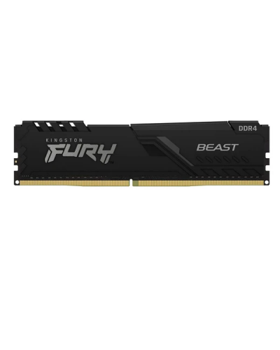 ოპერატიული მეხსიერება – Kingston FURY Beast 16GB / DDR4 / 3200MHz / CL16 / შავი