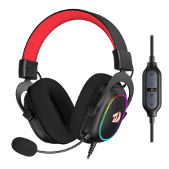 ყურსასმენი – Redragon H510-RGB Zeus / RGB / 7.1 Surround / სადენიანი / შავი