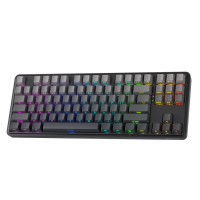 კლავიატურა - Redragon K707SP-RGB-PRO Star Blade Pro / დატენვადი / მექანიკური / 2.4GHz Wireless / Bluetooth / სადენით Type-C / RGB / სვიჩი: Mint Mambo / 80%