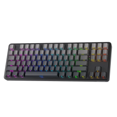 კლავიატურა - Redragon K707SP-RGB-PRO Star Blade Pro / დატენვადი / მექანიკური / 2.4GHz Wireless / Bluetooth / სადენით Type-C / RGB / სვიჩი: Mint Mambo / 80%