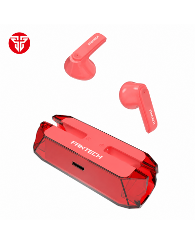 ყურსასმენი – Fantech Wave 11 TW11 V2 / Wireless / Bluetooth 5.3 / წითელი