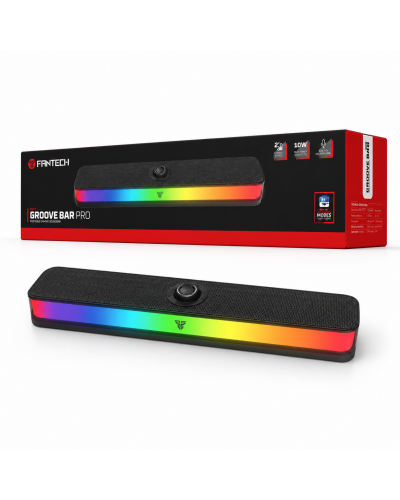 საუნდბარი – Fantech Groove Bar Pro BS151 / Dual Mode / Bluetooth 5.3 / RGB / შავი