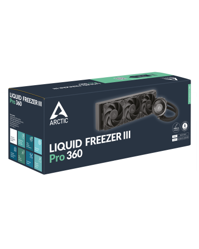 წყლის გაგრილება - ARCTIC Liquid Freezer III Pro 360 / შავი