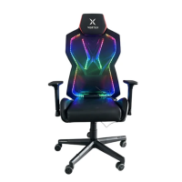 სავარძელი - Vertex CyberNova / RGB / Mesh / შავი