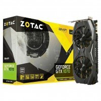ვიდეობარათი - ZOTAC GeForce GTX 1070 AMP Edition / 8GB GDDR5 / 256-bit / (მეორადი)