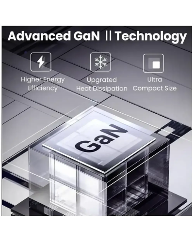 დამტენი - UGREEN X513 (65007) / Type-C / GaN / Fast Charger / 30W / შავი