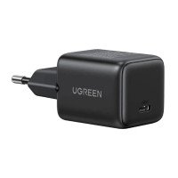 დამტენი - UGREEN X513 (65007) / Type-C / GaN / Fast Charger / 30W / შავი
