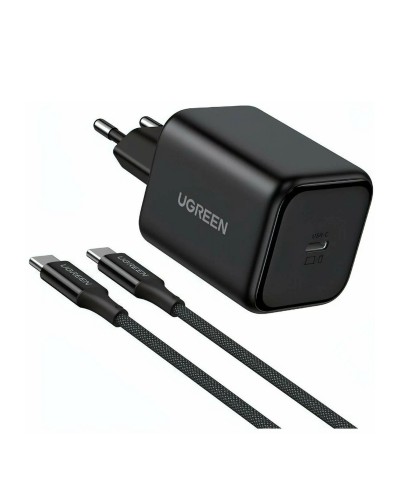 დამტენი - UGREEN X524 (65054) / Type-C / GaN / PD 3.0 / 45W / კაბელით / შავი