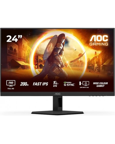 მონიტორი - AOC 24G4HRE / 23.8" / Fast IPS / 0.5ms / 200Hz / FHD